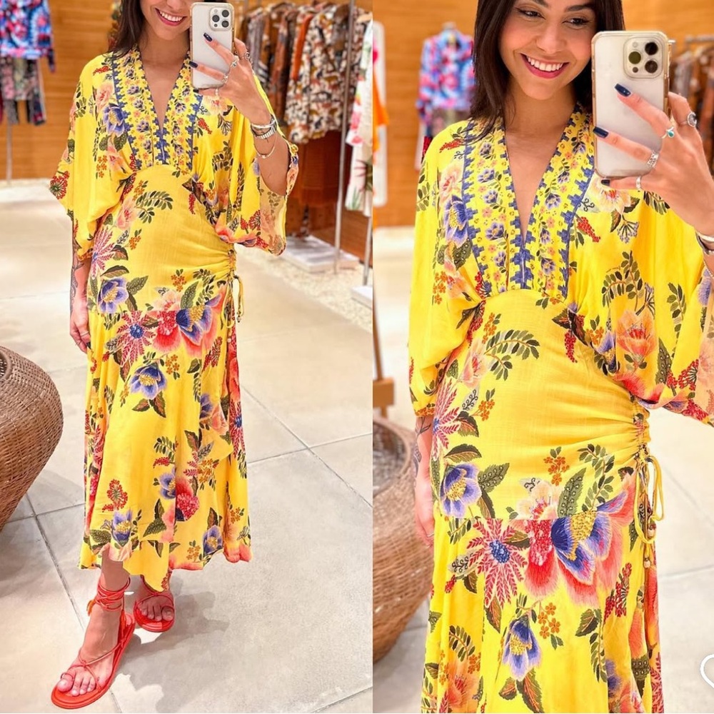 Floral Yellow Dress